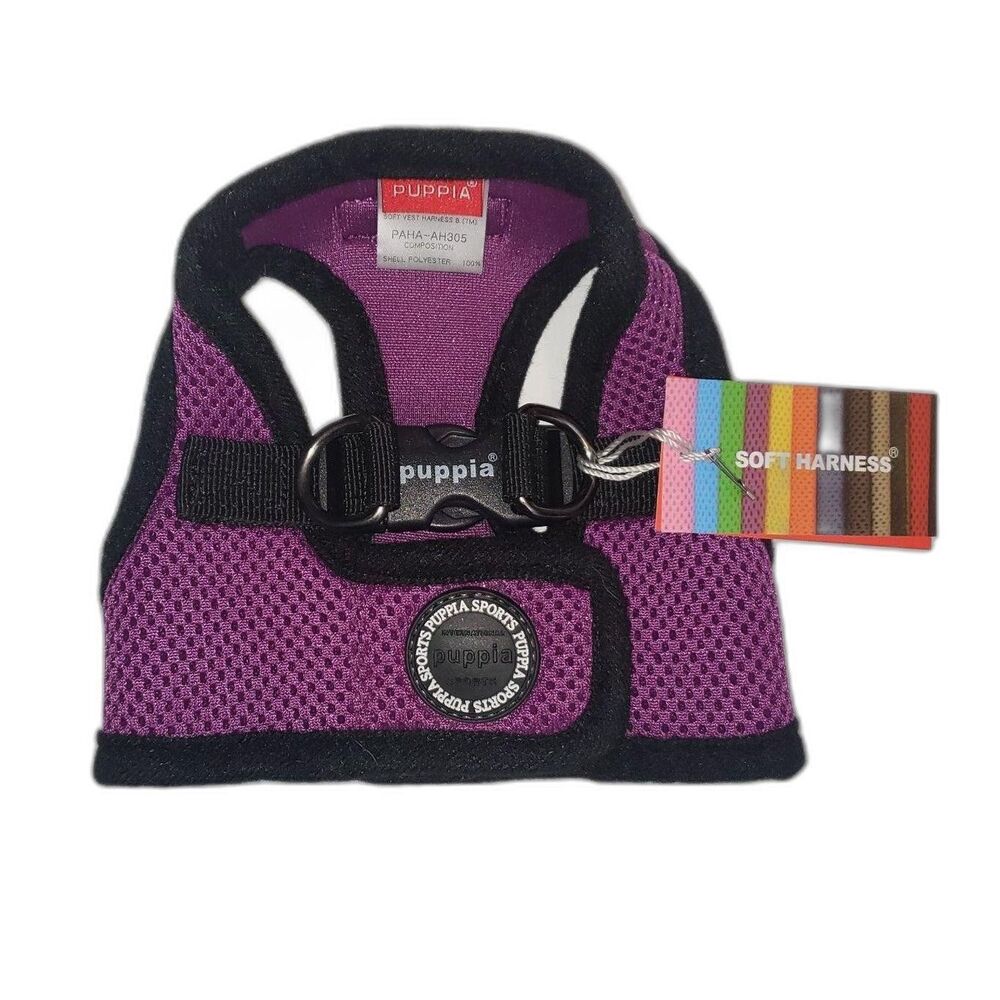 Puppia Soft Vest Dog Harness Mesh Adjustable Small PAHA-AH305 NWT Pet Puppy